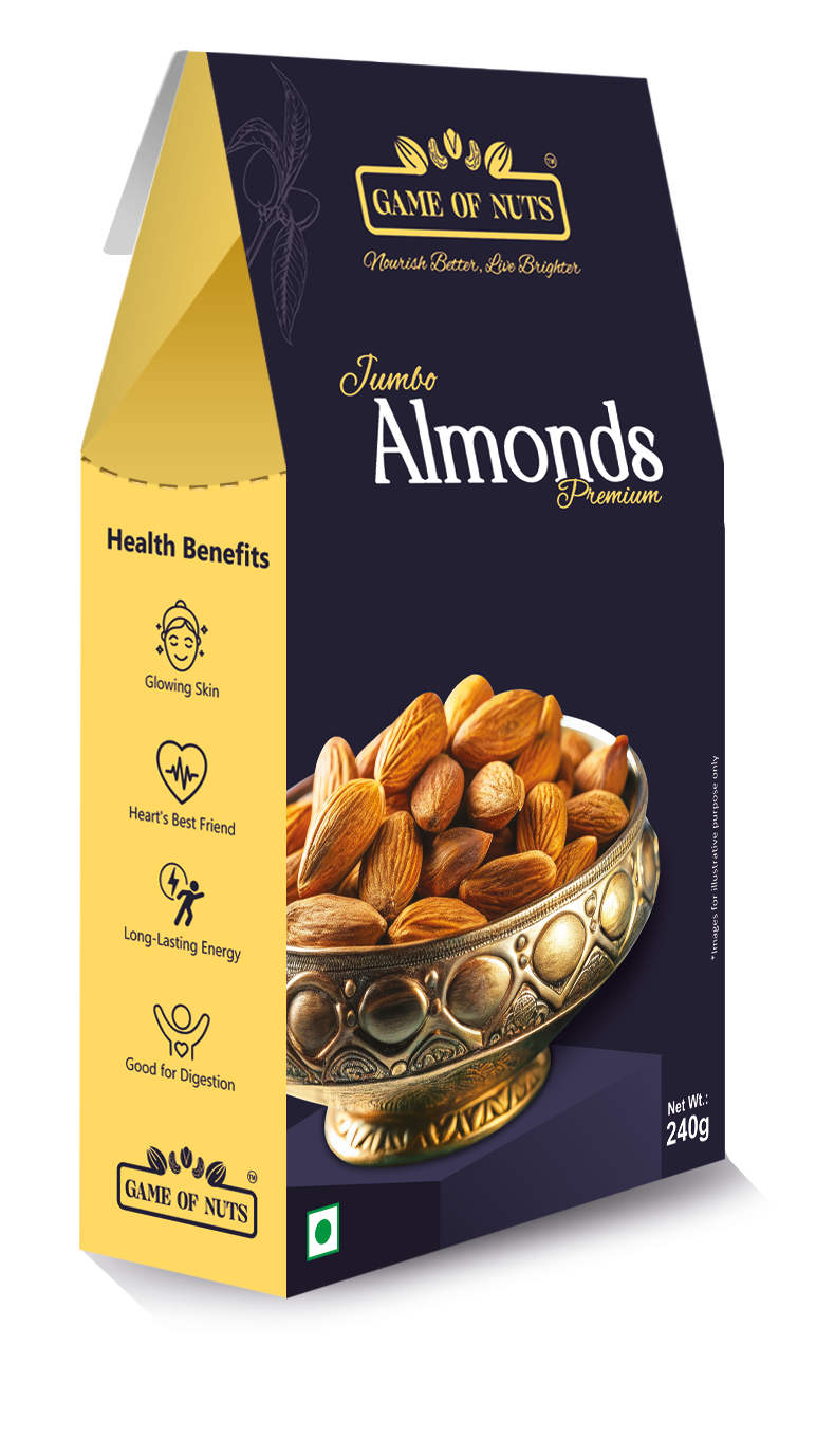 Jumbo Almonds 240gm