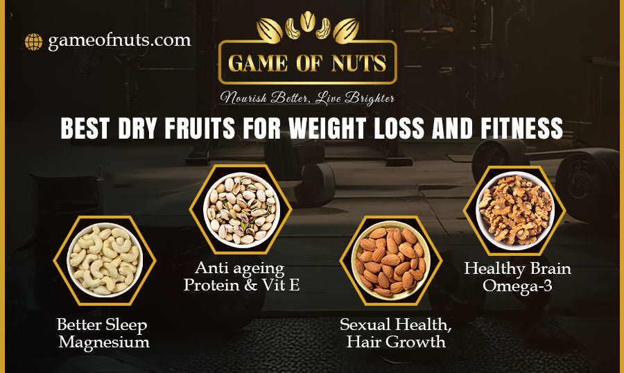 Best Dry Fruits for Weight Loss and Fitness