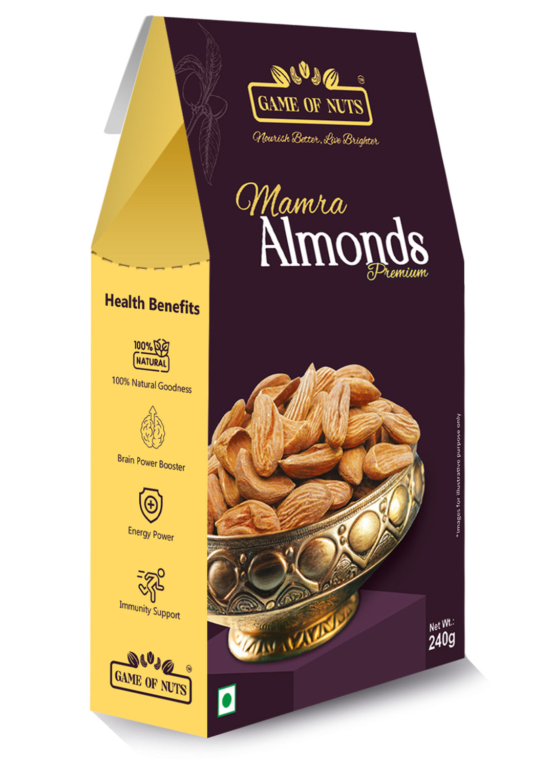 Mamra Almonds 240gm