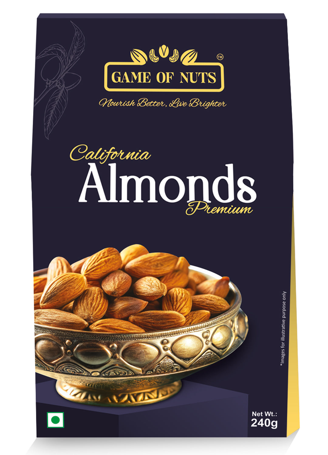 California Almonds - 240gm