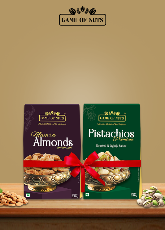 Jumbo Almonds & Cashews Combo – 240g Each