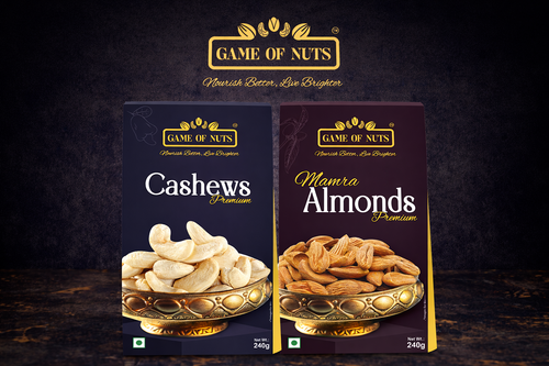 Mamra Almonds & Cashews Combo – 240gm Each