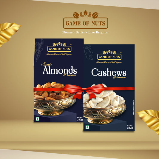 Jumbo Almonds & Cashews Combo