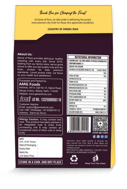 Mamra Almonds 240gm