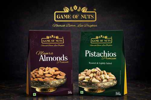 Mamra Almonds & Pistachios Combo – 240gm Each