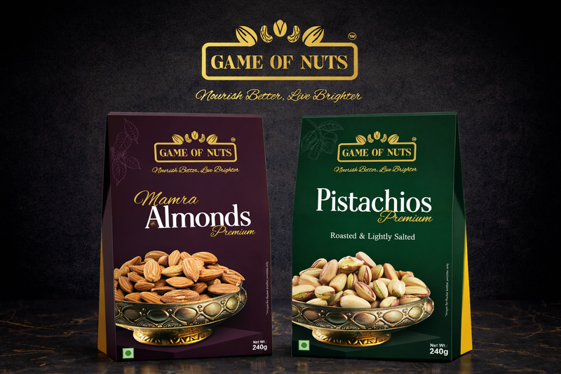 Mamra Almonds & Pistachios Combo – 240gm Each