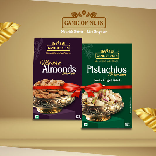 Mamra Almonds & Pistachios Combo